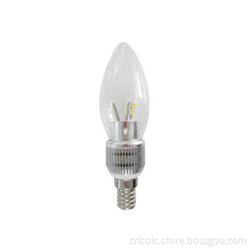 E27 Clear Led Candle Bulb 5 Watt Global SMD SoftWhite Cryst